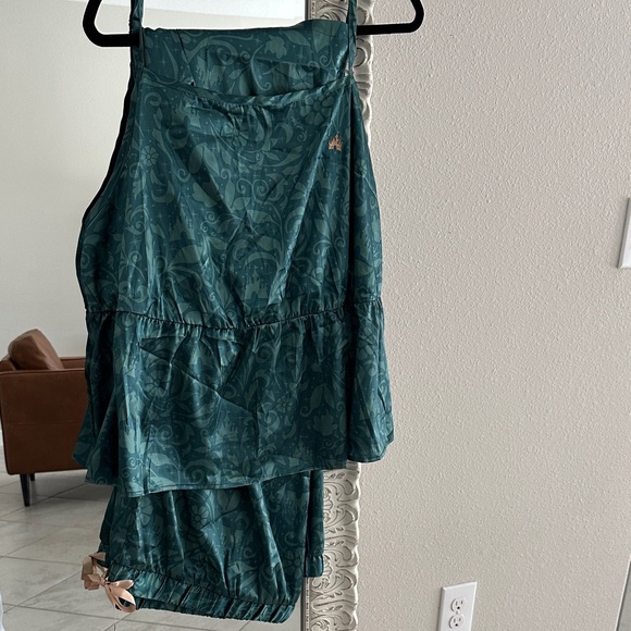 Disney Fantasyland Castle Teal Pajama Set - Picture 2 of 3